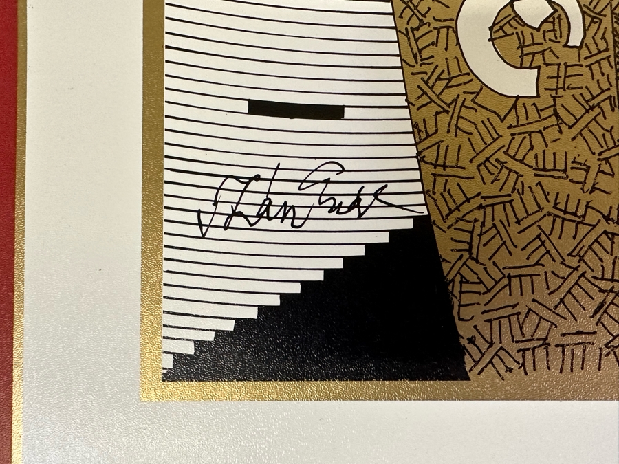 Hand Signed Endre László Szász (1926-2003, Hungarian) 1985 Szasz Studio Calendar Hand Signed By Artist 24.5 X 37.5 [Photo 5]