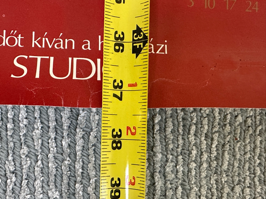 Hand Signed Endre László Szász (1926-2003, Hungarian) 1985 Szasz Studio Calendar Hand Signed By Artist 24.5 X 37.5 [Photo 9]