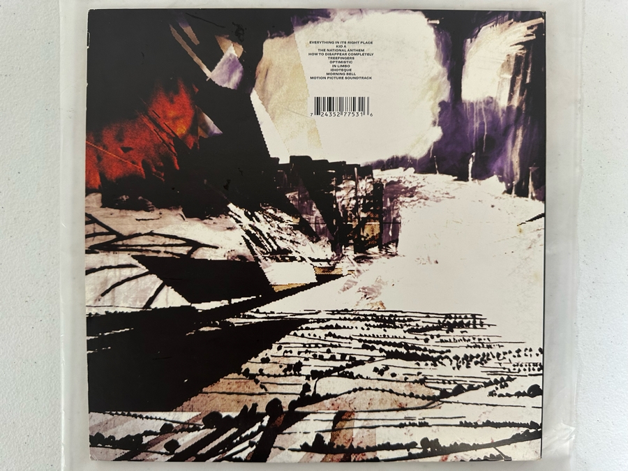 Radiohead Kid A Gatefold 2-Record Vinyl Records [Photo 3]