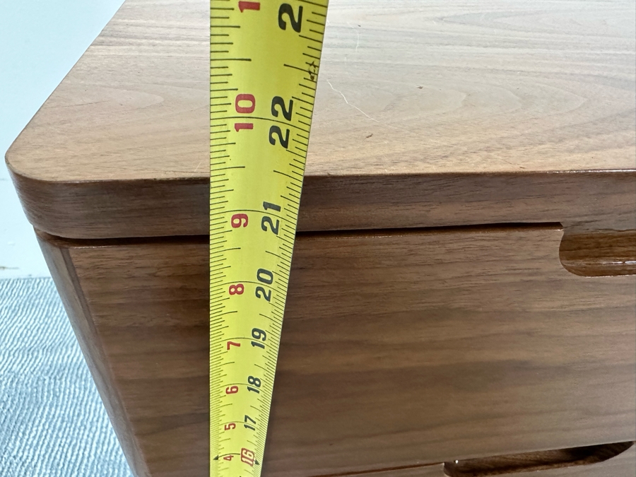 Pair Of Kardiel Mid-Century Modern Style Dream 17' Bedside Tables Nightstands 17.5W X 16D X 21.5H Retails $1,660 [Photo 12]