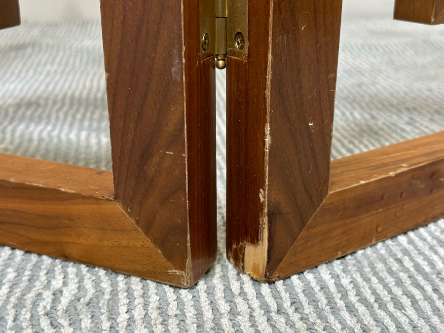 Jonathan Adler Desmond Room Divider Screen Wood And Brass Mid-Century Design Each Panel Measures 16W X 81H Retails $1,500 [Photo 8]