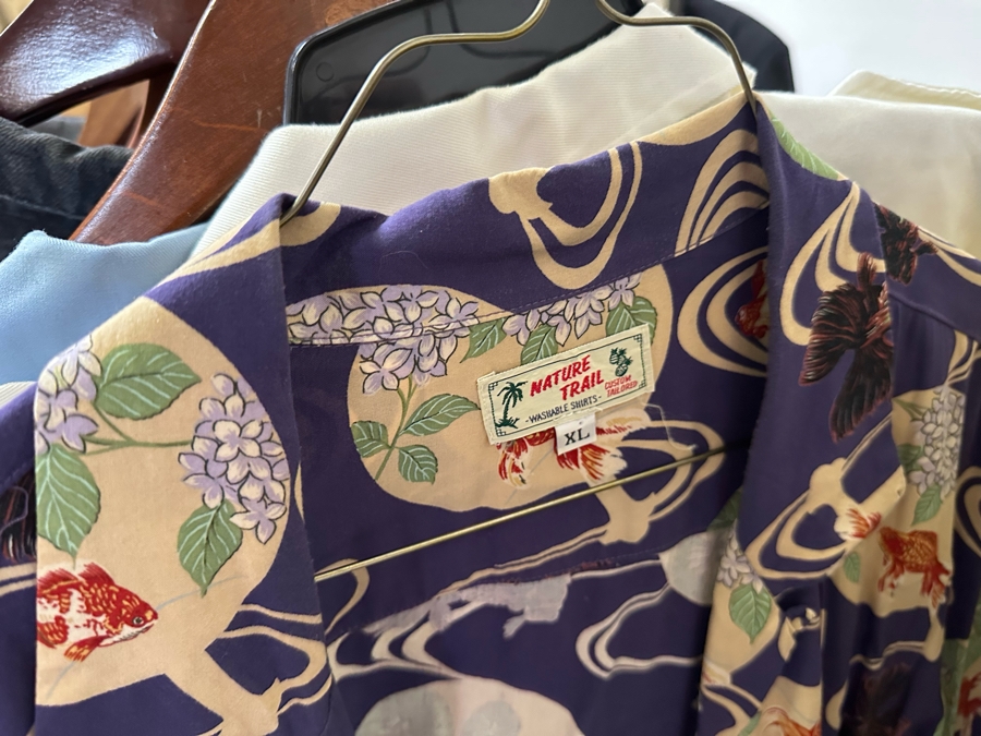 Men's Designer Clothes Lot Including Jackets, Shirts, Hawaiian Shirts And Dress Pants With Brands From Bruno Magli, Hugo Boss, Ralph Lauren - See Photos (Does Not Include Chrome Rack) [Photo 25]