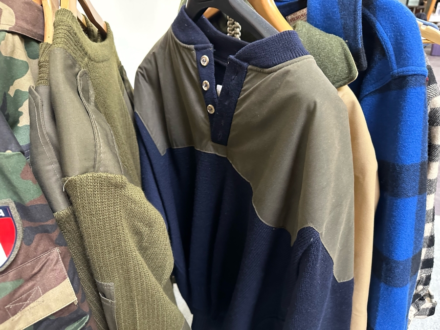 Men's Clothes Lot Including Jackets, Vests, Pants - See Photos (Does Not Include Chrome Rack) [Photo 14]