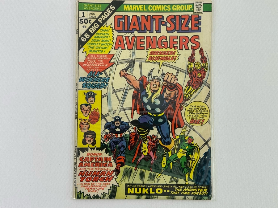 Marvel Comics Group Giant Size Avengers #1 Comic Book [Photo 2]