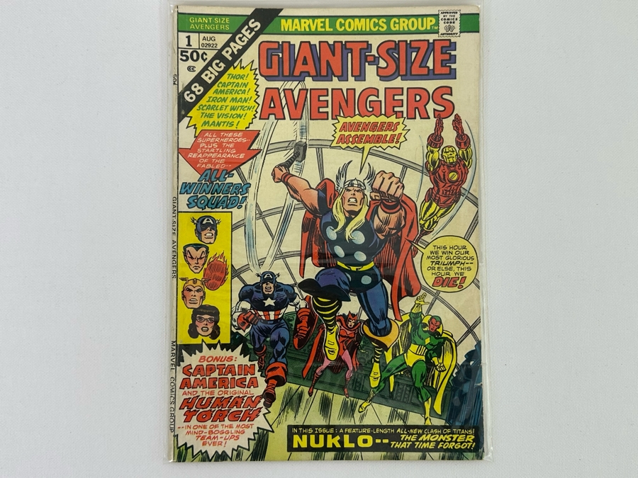 Marvel Comics Group Giant Size Avengers #1 Comic Book