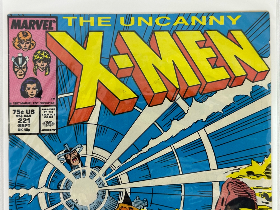 Marvel Comics The Uncanny X-Men #221 Comic Book [Photo 2]