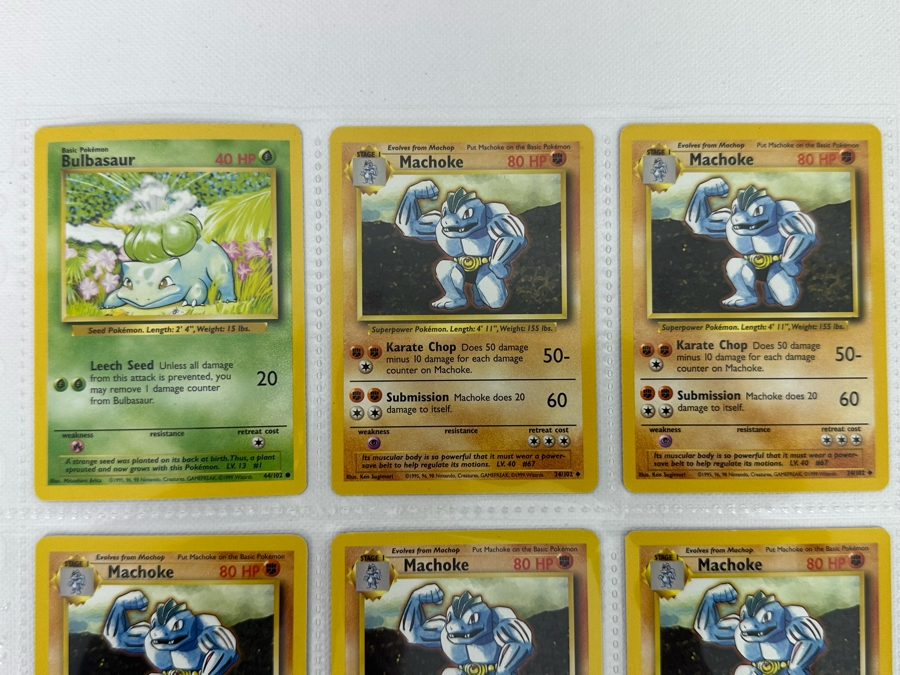 1999 'Unlimited' Third Print Run Pokemon Cards - 18 Cards Stored In Protective Sleeves [Photo 5]
