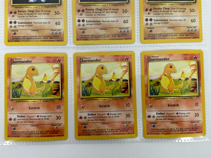 1999 'Unlimited' Third Print Run Pokemon Cards - 18 Cards Stored In Protective Sleeves [Photo 7]