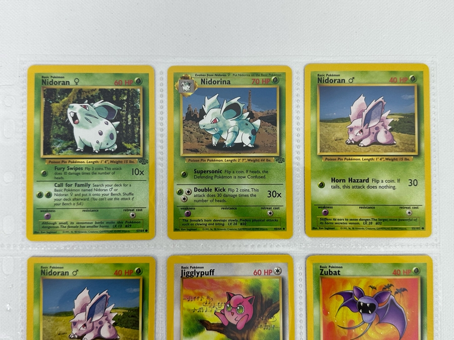 1999 'Unlimited' Third Print Run Pokemon Cards - 18 Cards Stored In Protective Sleeves [Photo 5]