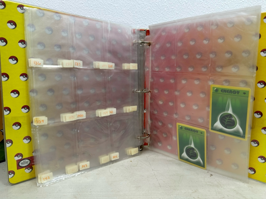 Pair Of Vintage Pokemon Trading Card 3Ring Binders For Pokemon Cards