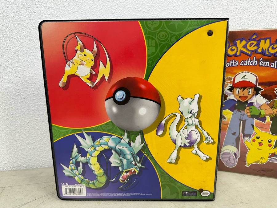 Pair Of Vintage Pokemon Trading Card 3Ring Binders For Pokemon Cards