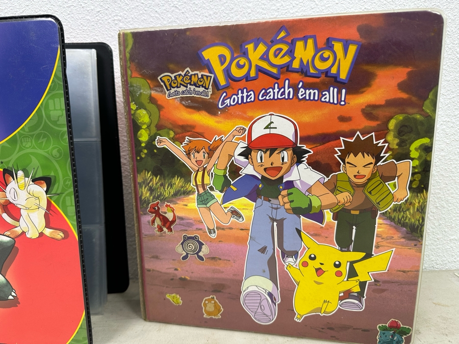 Pair Of Vintage Pokemon Trading Card 3Ring Binders For Pokemon Cards