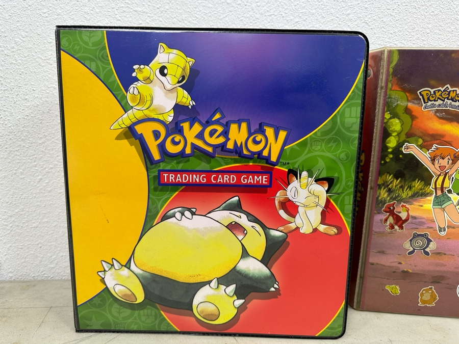 Pair Of Vintage Pokemon Trading Card 3-Ring Binders For Pokemon Cards [Photo 2]