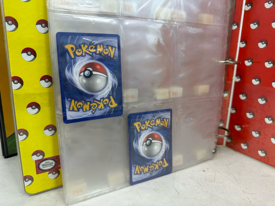 Pair Of Vintage Pokemon Trading Card 3Ring Binders For Pokemon Cards