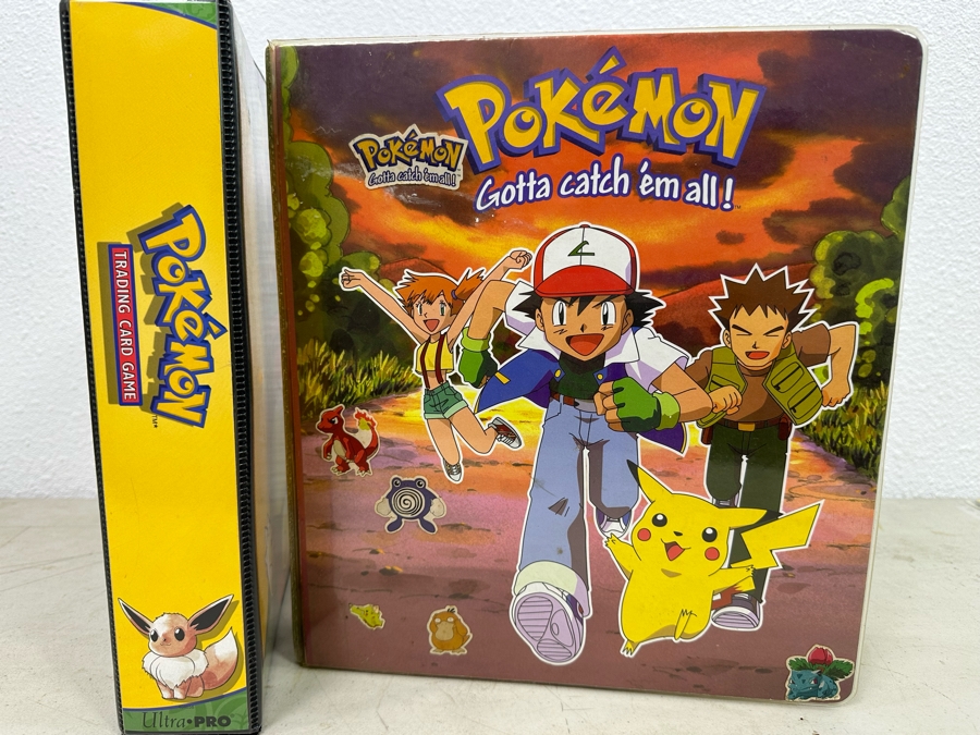 Pair Of Vintage Pokemon Trading Card 3Ring Binders For Pokemon Cards
