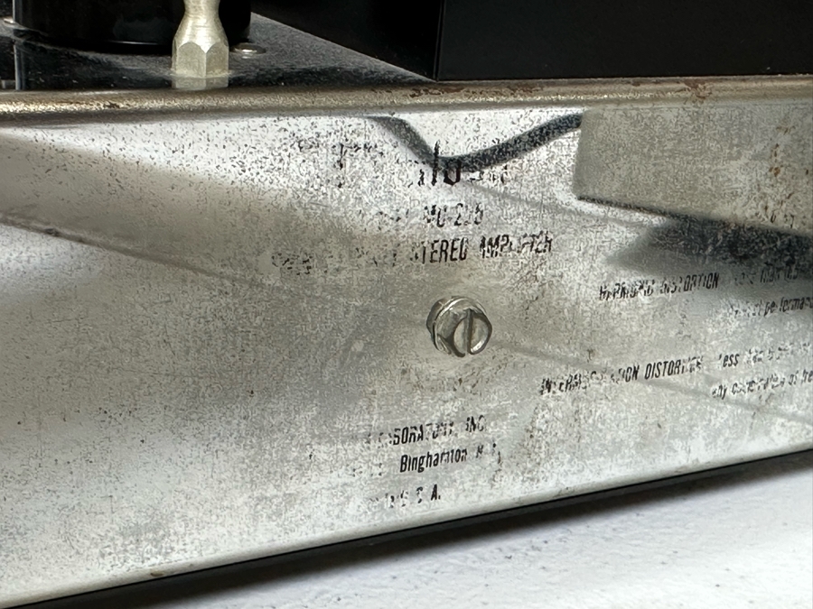 Vintage McIntosh 225 Vacuum Tube Hi-Fi Power Amplifier With McIntosh C11 Stereo Preamplifier And Original Manuals And Parts - See Photos Estimate $10,000-$12,000 [Photo 26]