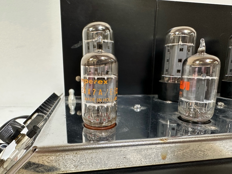Vintage McIntosh 225 Vacuum Tube Hi-Fi Power Amplifier With McIntosh C11 Stereo Preamplifier And Original Manuals And Parts - See Photos Estimate $10,000-$12,000 [Photo 7]