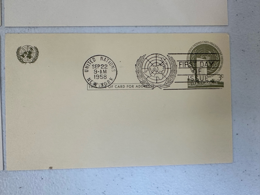 Vintage 1950s / 60s United Nations Postage Stamps First Day Covers Issues [Photo 14]