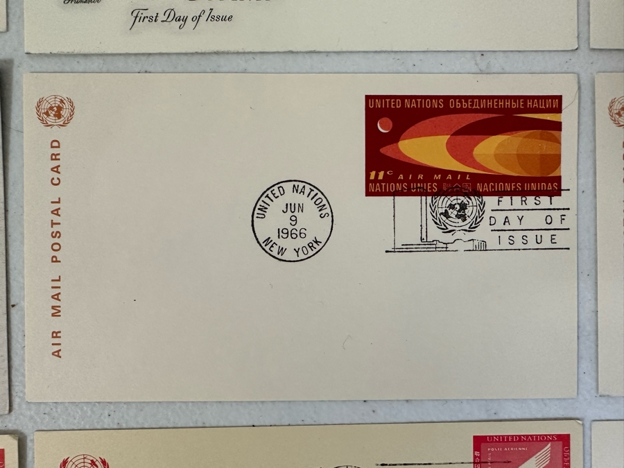 Vintage 1950s / 60s United Nations Postage Stamps First Day Covers Issues [Photo 7]