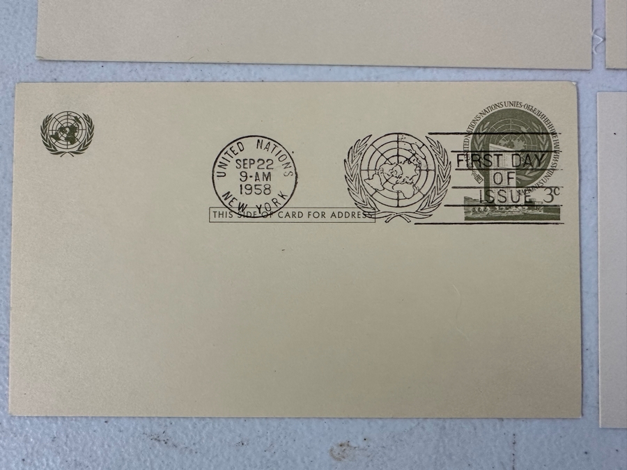 Vintage 1950s / 60s United Nations Postage Stamps First Day Covers Issues [Photo 12]