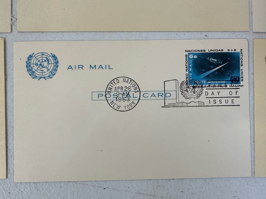 Vintage 1950s / 60s United Nations Postage Stamps First Day Covers Issues [Photo 13]