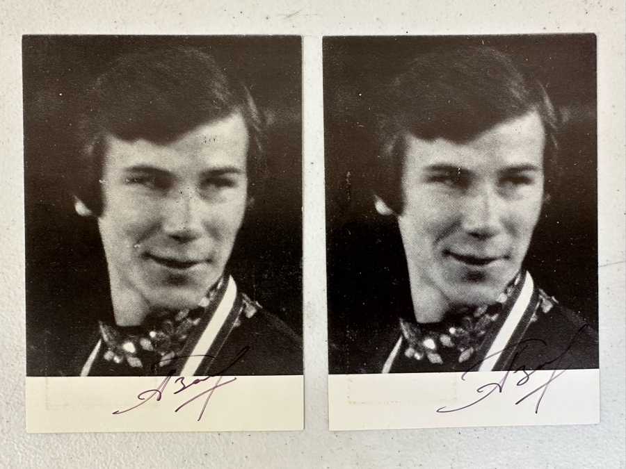Pair Of Hand Signed Alexander Saizew Russian Olympic Figure Skater Stamps First Day Covers Ice Skater [Photo 4]