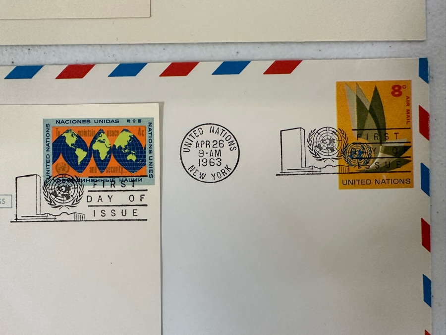 (16) Vintage United Nations Stamps First Day Covers Issues [Photo 13]