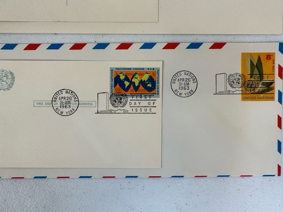 (16) Vintage United Nations Stamps First Day Covers Issues [Photo 12]