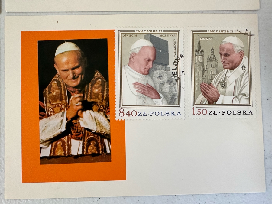 (4) Catholic Pope Stamps First Day Covers Issues Vatican Pope Giovanni Paolo I And Pope John Paul II [Photo 4]