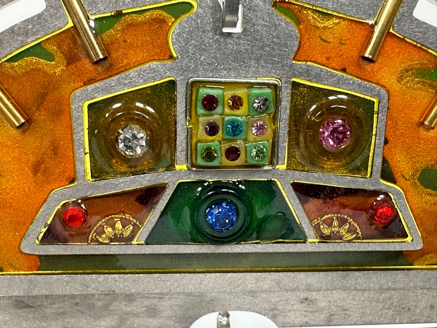 Stained Glass And Cut Metal Jewish Menorah 11W X 4D X 7H [Photo 10]