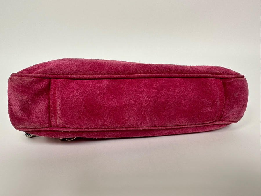 PRADA Italian Suede Leather Handbag [Photo 10]