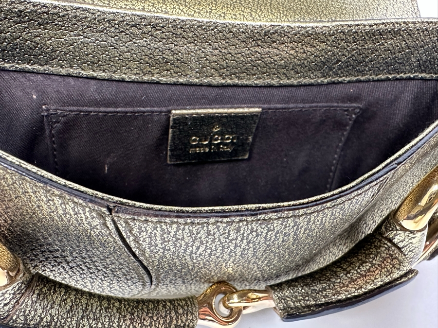 GUCCI Italian Handbag 10 X 5 [Photo 6]