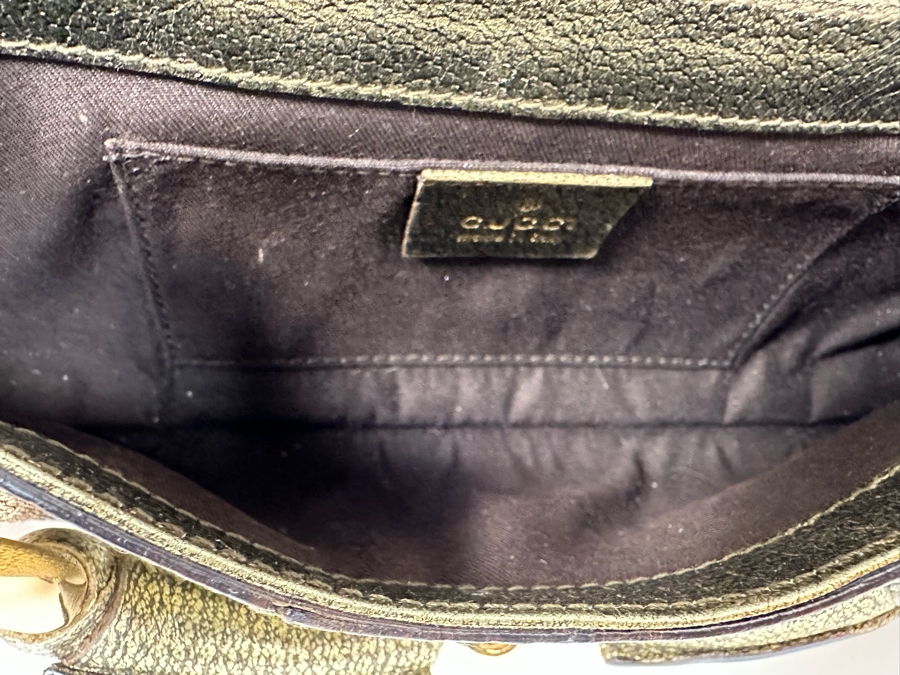 GUCCI Italian Handbag 10 X 5 [Photo 7]