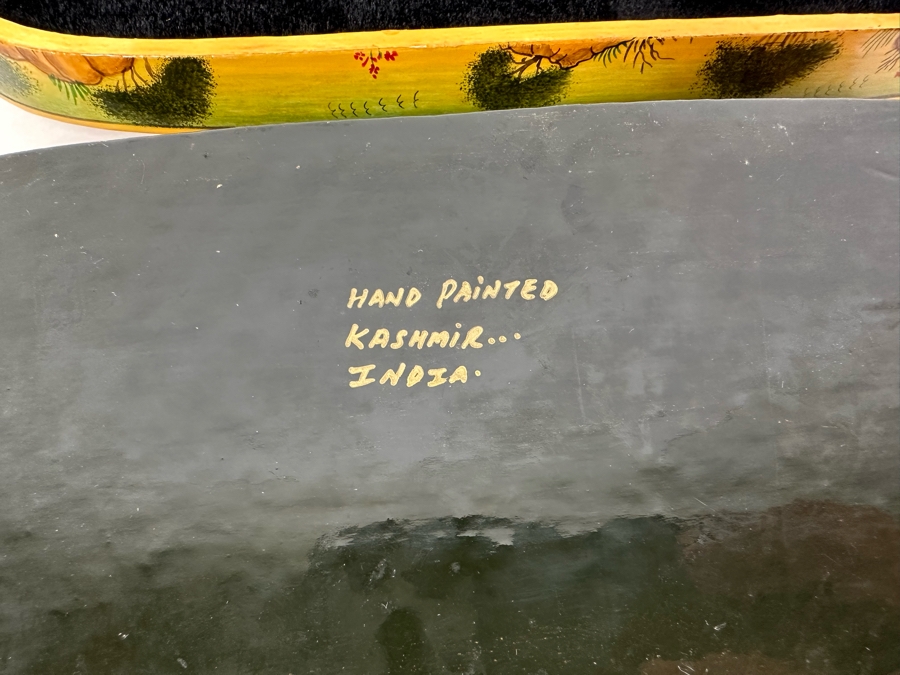 Hand Painted Lacquer Box From Kashmir India 10W X 4D X 2.5H [Photo 12]
