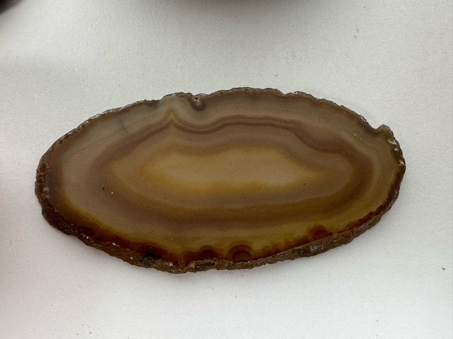 Collection Of Various Rocks (Including Amethyst Pendant And Carved Rose Quartz Rat) And Fossil - See Photos [Photo 15]