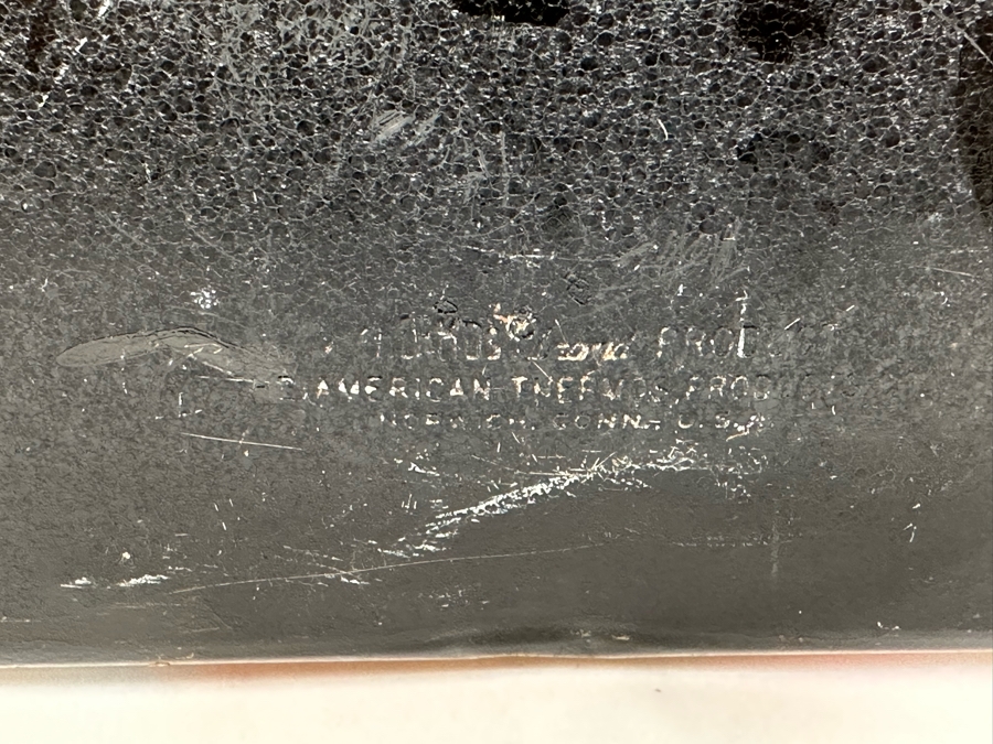 Vintage Metal Thermos Lunchbox Decorated With Various American Pop-Culture MCM Clippings Stickers 10W X 5D X 8H [Photo 9]