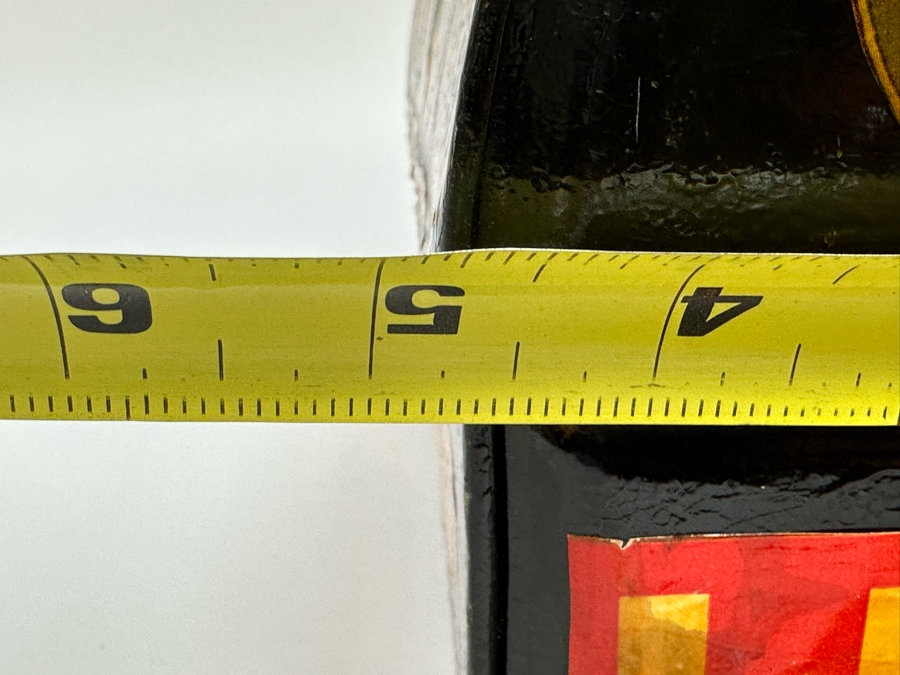 Vintage Metal Thermos Lunchbox Decorated With Various American Pop-Culture MCM Clippings Stickers 10W X 5D X 8H [Photo 12]