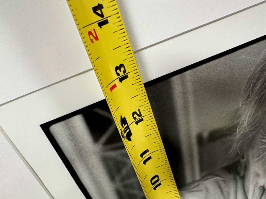 Signed Edward Sertta Photograph Titled 'Aunt Rosie Jakab, The 93 Year Old Kosher Food Supervisor In The Arad, Romania Kosher Kitchen. March 1999 17 X 13 Framed 24 X 19 Estimate $1,200 [Photo 9]