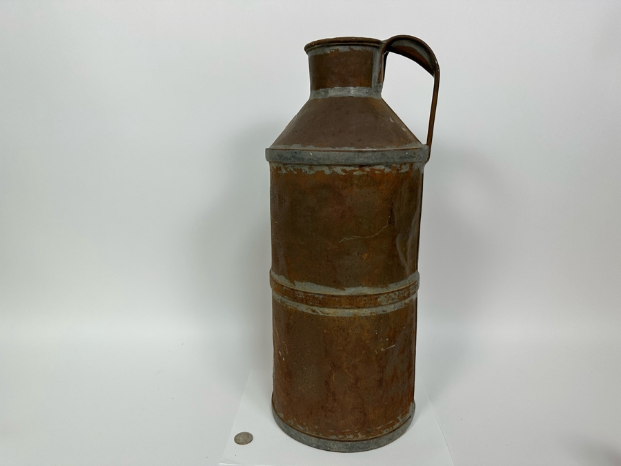 Vintage Copper Milk Can From The Lisbon Creamery 19.5H [Photo 7]