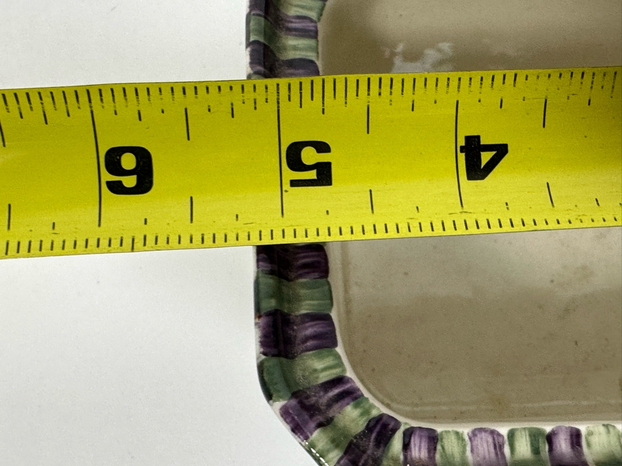 New MacKenzie-Childs Victoria And Richard Signed MacLachlan Bowl Pan 5W X 4D X 2.5H Retails $150 [Photo 11]