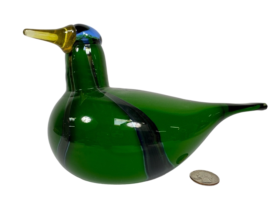 Oiva Toikka (Finland) Art Glass Bird By Iittala [Photo 1]