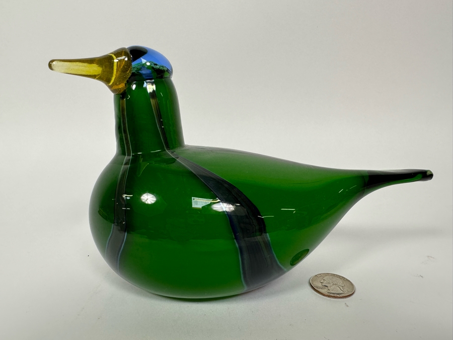 Oiva Toikka (Finland) Art Glass Bird By Iittala [Photo 2]