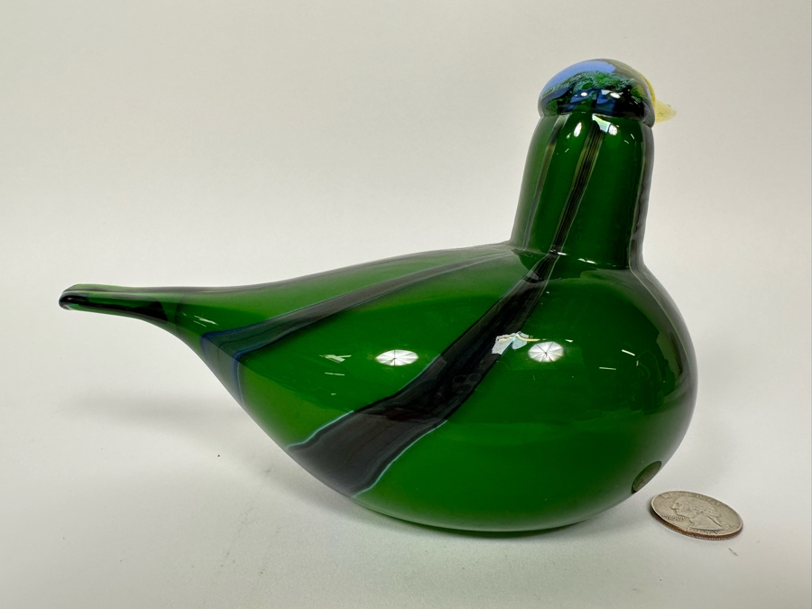 Oiva Toikka (Finland) Art Glass Bird By Iittala [Photo 6]