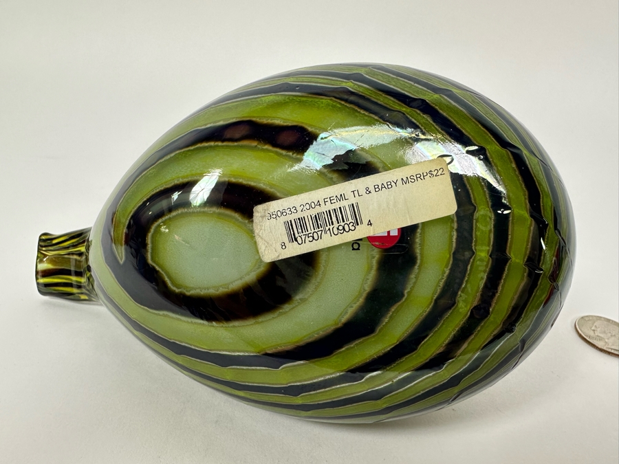 Oiva Toikka (Finland) Art Glass Bird By Iittala 6.5W X 3.5H [Photo 8]