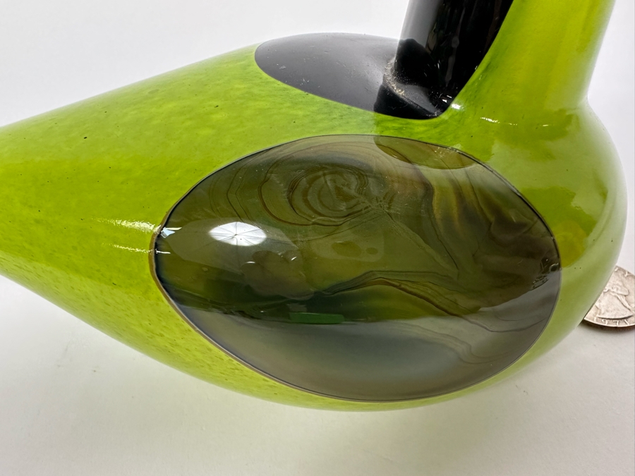Oiva Toikka (Finland) Art Glass Bird By Iittala 7.5W X 4H [Photo 7]