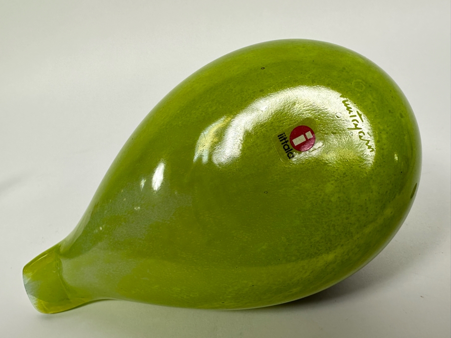 Oiva Toikka (Finland) Art Glass Bird By Iittala 7.5W X 4H [Photo 8]