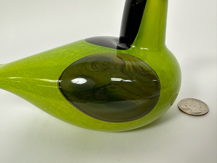 Oiva Toikka (Finland) Art Glass Bird By Iittala 7.5W X 4H [Photo 6]