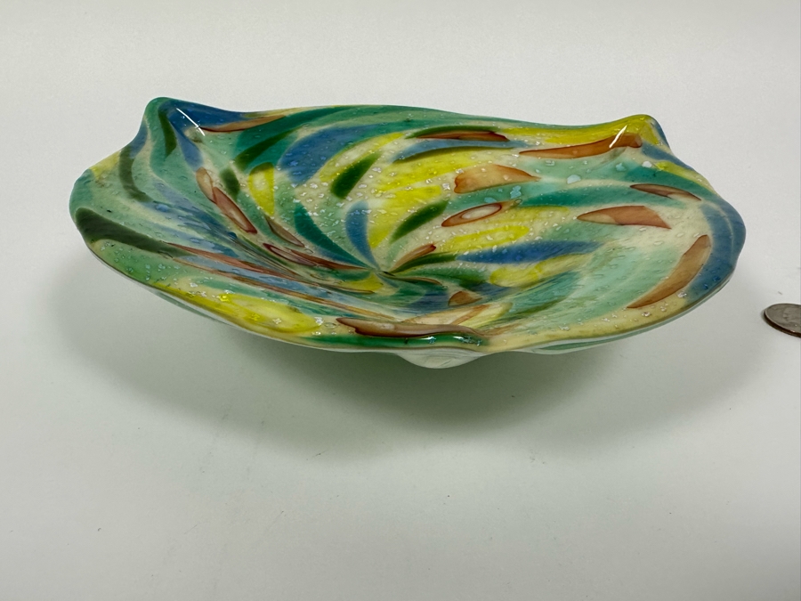 Murano Glass Bowl 8W X 1.5H [Photo 6]