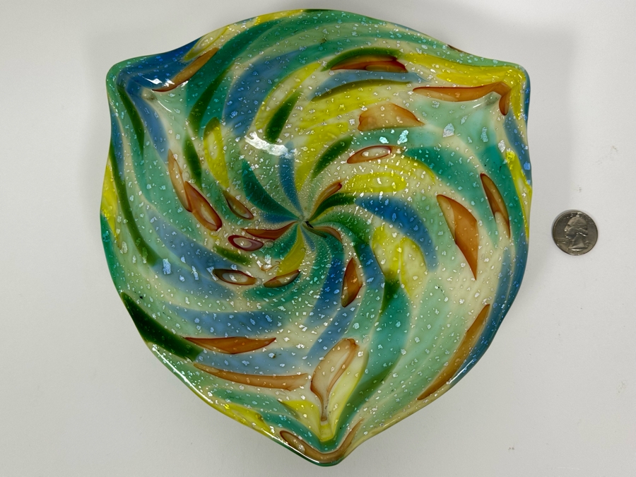 Murano Glass Bowl 8W X 1.5H [Photo 5]