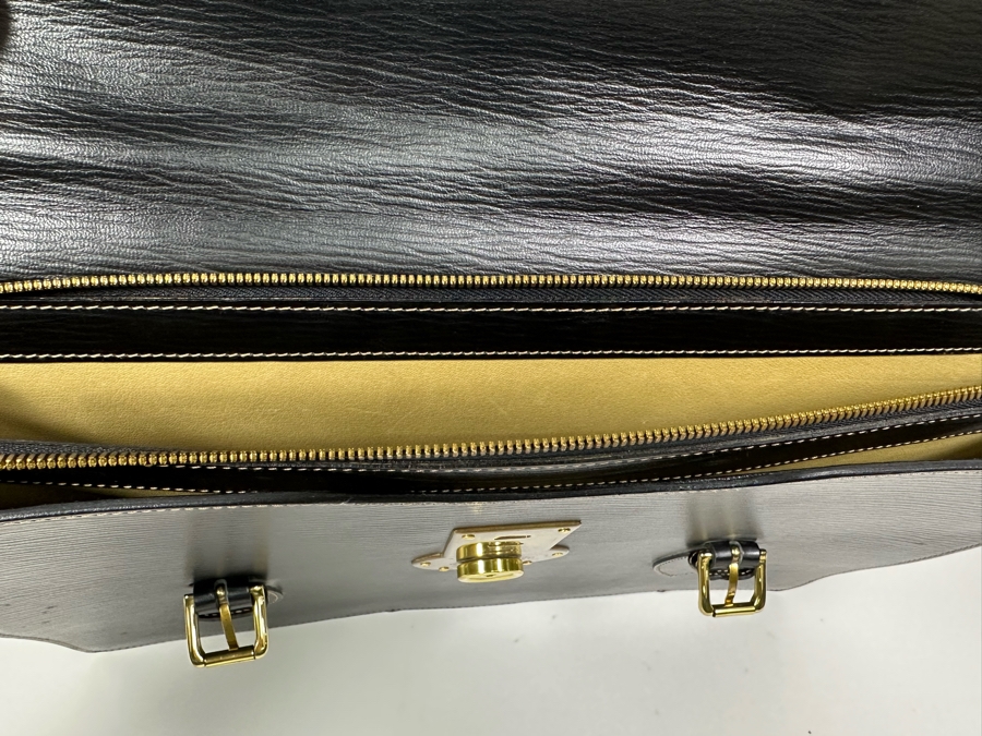 New Gold Pfeil Leather Briefcase Made In Germany [Photo 6]